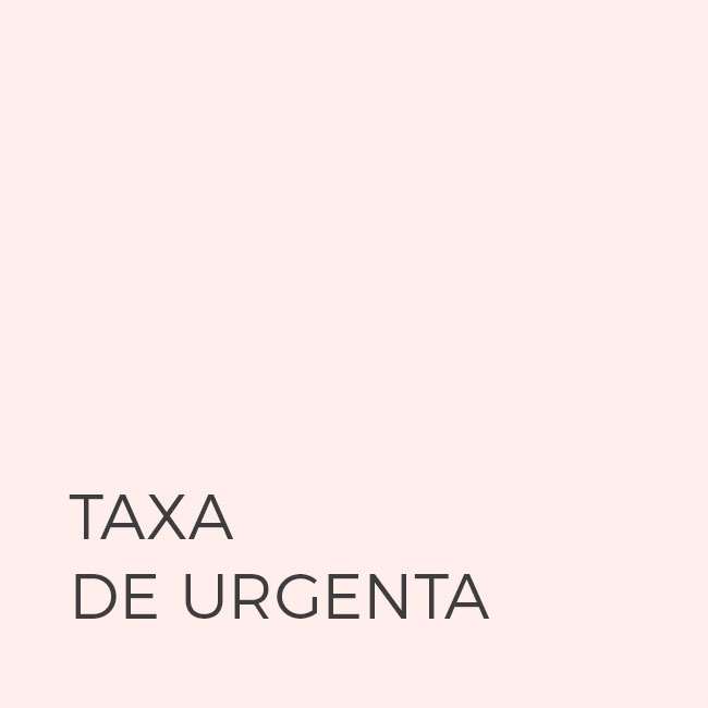 TAXA DE URGENTA