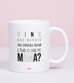 Cadou pentru mama - Cana personalizata - Super Hero Mum 1